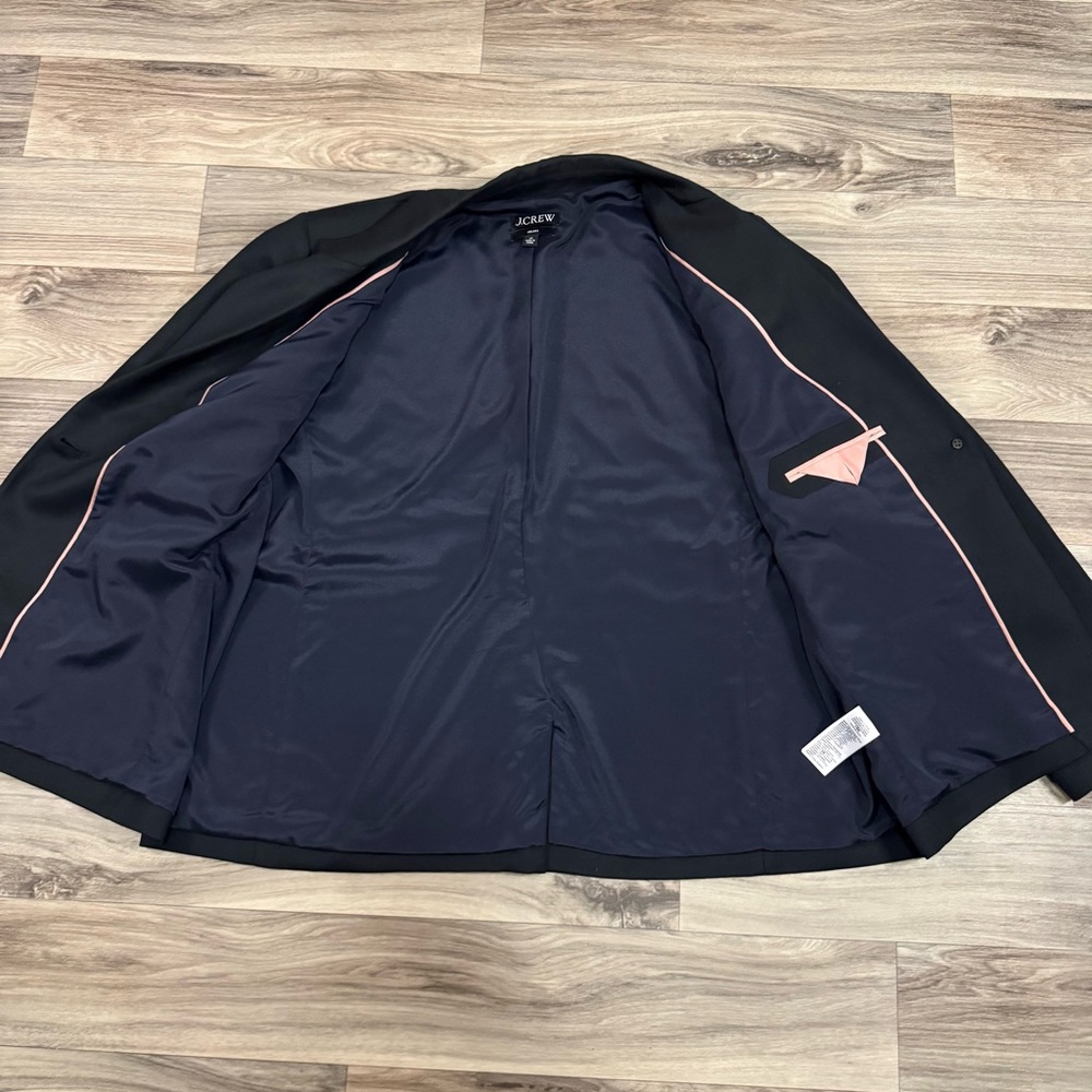 J. Crew Helena Black Twill Classic Blazer Size 20 - Picture 5 of 10